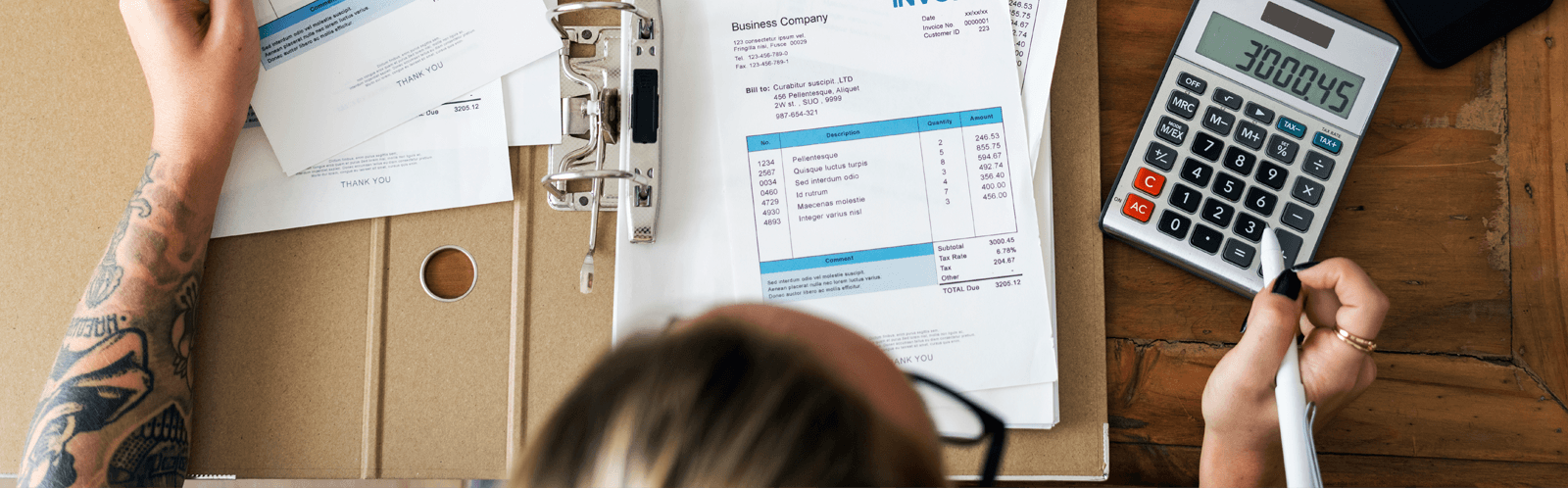 cash calculation and accounting