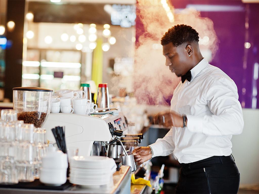 pop up waiters serving wine ibiza