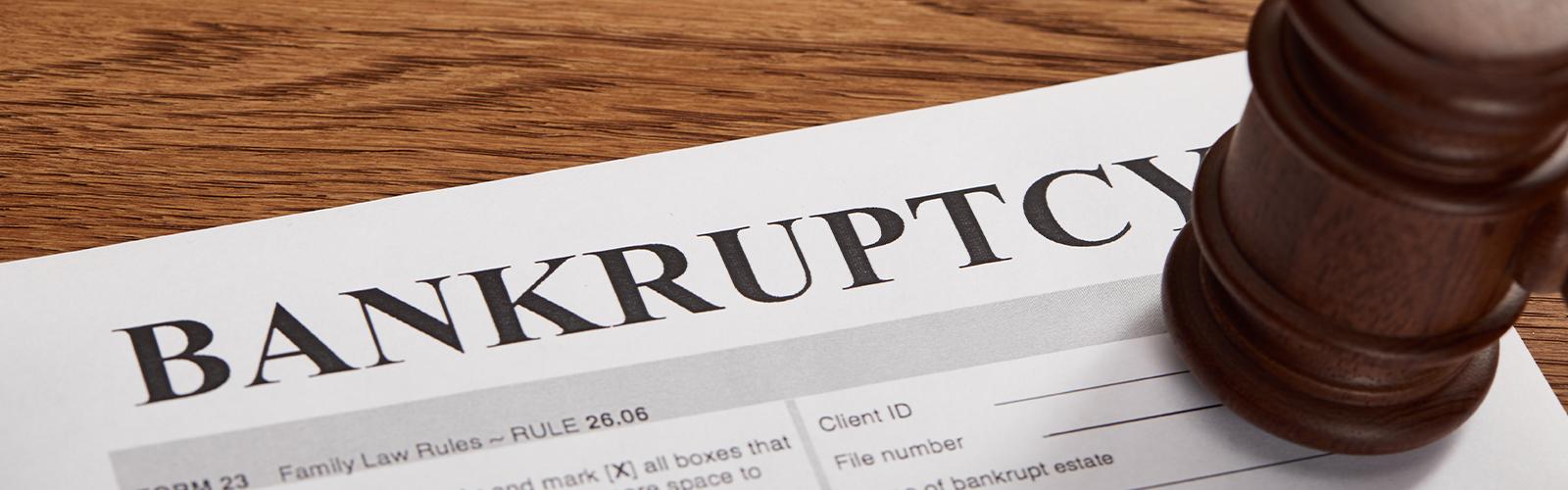 paper mentioning the text related to bankruptcy law