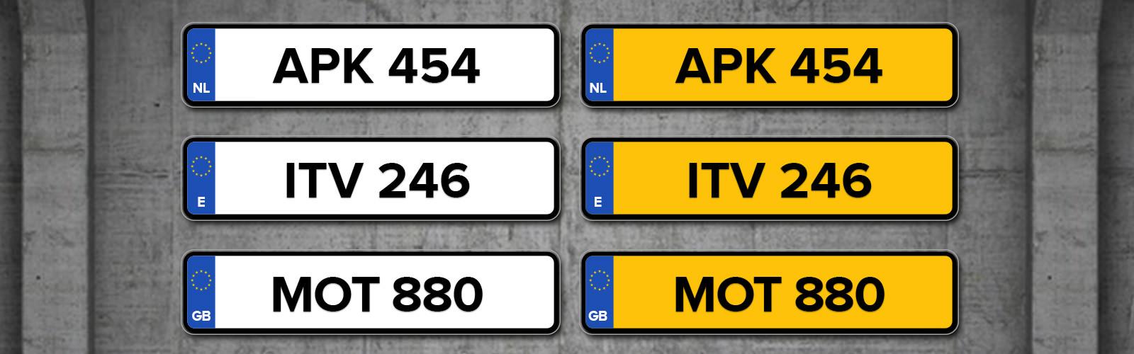 number plates registration in ibiza